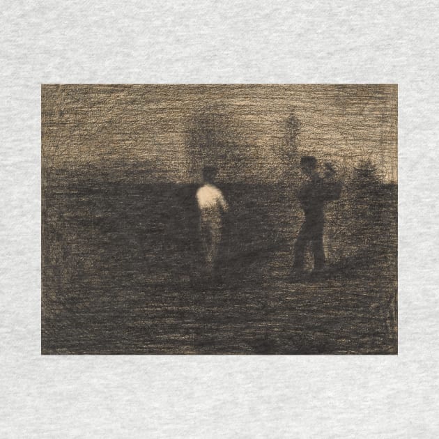 Peasants by Georges-Pierre Seurat by Classic Art Stall